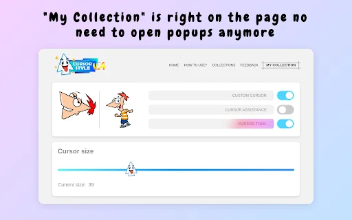 I-download ang Cursor Style para sa Chrome – Custom Mouse Cursors - Screenshot 1