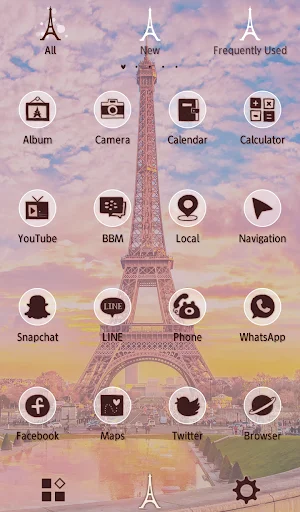 I-download ang Parisian Twilight Theme – Eiffel Tower na Tema - Screenshot 3