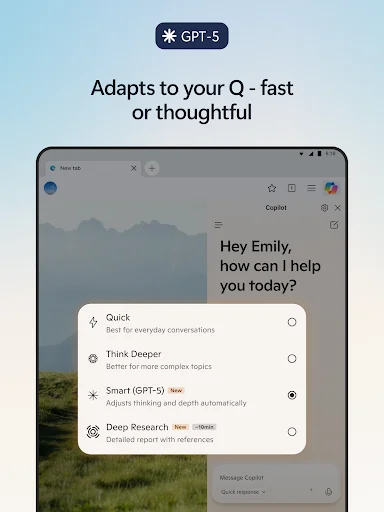 I-download ang Microsoft Edge Beta – Mabilis na AI Browser - Screenshot 12