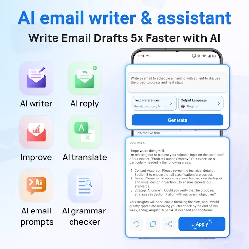 AI Email, Mail Cleaner – Maily | Pabilis ang Pagsulat ng Email - Screenshot 6