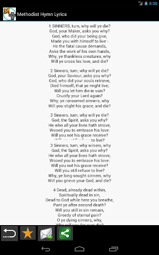 Methodist Hymn Lyrics APK – I-download ang Hymnal App nang Libre - Screenshot 8