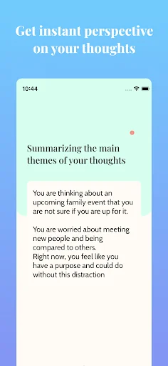 I-download ang 6000 thoughts: AI Life Coach para sa Mental Health - Screenshot 3