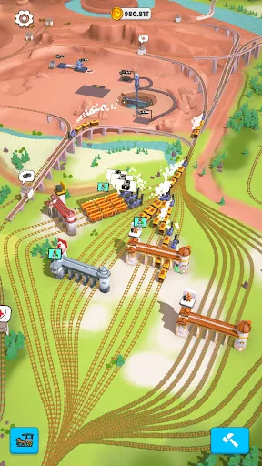 I-download ang Rail Master Tycoon: Idle Train – Bumuo ng Rail Empire - Screenshot 13