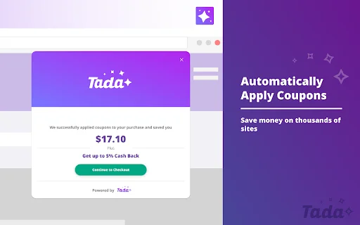 I-download ang Tada Extension – Makatipid at Kumuha ng Cash Back - Screenshot 2